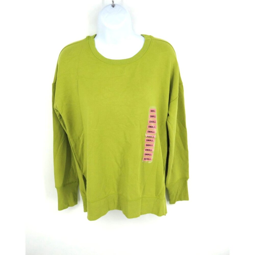 90 Degree Women's Small Pear Green Sweatshirt NWT $89
